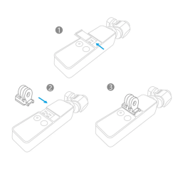 PGYTECH Osmo Pocket Data Port to Universal Mount