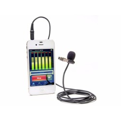 Azden Wired Lapel Microphone Ex-503+I Mobile solmiomikrofoni
