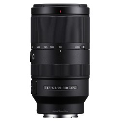 Sony E 70–350 mm F4.5–6.3 G OSS lens