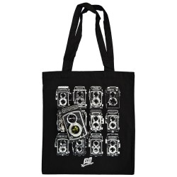 Vintagekamera kangaskassi