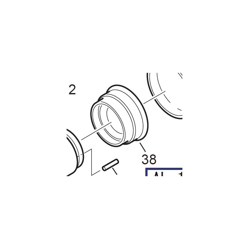 EYE CUP, LEFT 15X50 IS