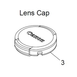 CAP, LENS POWER SHOT G 1X MIII