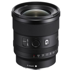 Sony FE 20mm F1.8 GM objective
