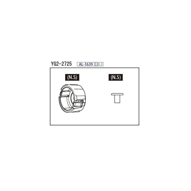 YG2-2725-000 SHIFT KNOB CAP SET TS-E LENSES