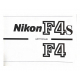 Nikon F4/s user manual