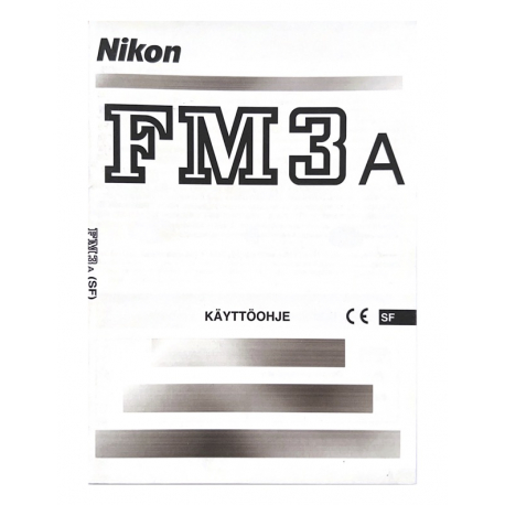 Nikon FM3A user manual