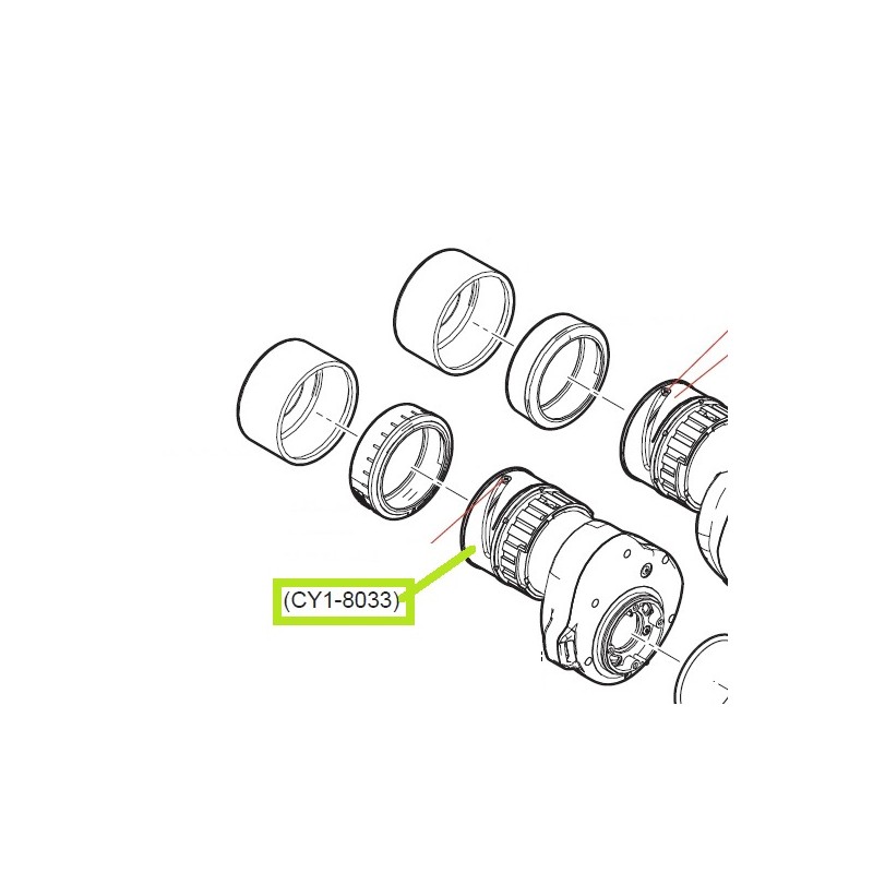 SLEEVE, CAM, EYE CUP 10X42 L IS WP
