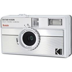 Kodak EKTAR H35N Camera Striped Silver