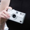 Kodak EKTAR H35N Camera Striped Silver