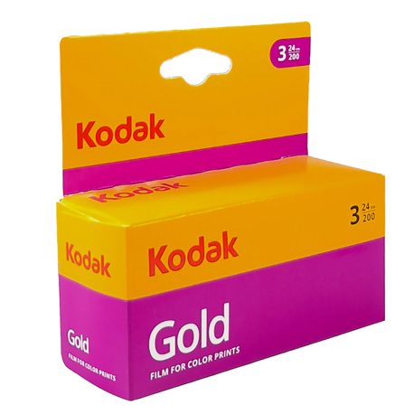 Kodak Gold 200 24/135 color film - 3pc