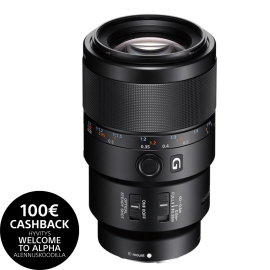 Sony FE 90 mm F/2.8 makro G OSS objektiivi