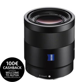 Sony FE Zeiss Sonnar T* 55 mm F/1.8 objektiivi