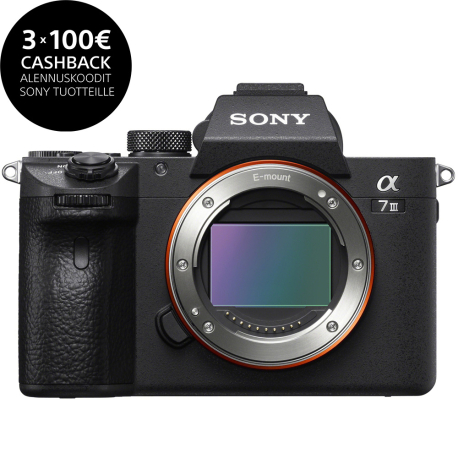 Sony A7 III peilitön järjestelmäkamera