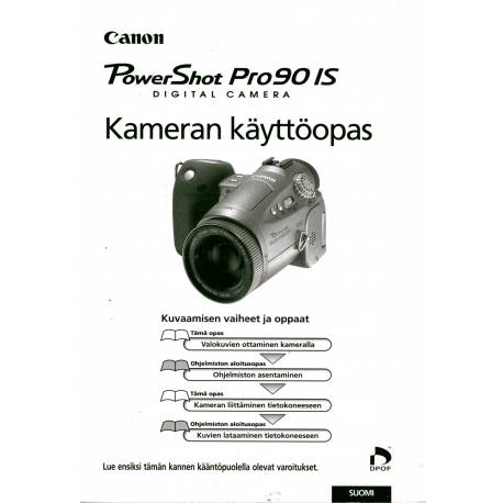 Canon PowerShot Pro90 IS - Käyttöohje