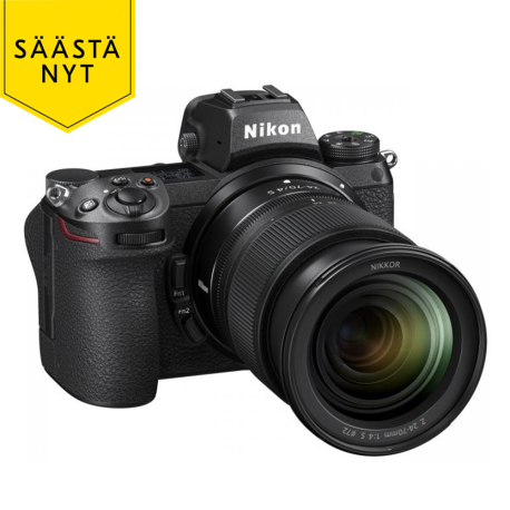 Nikon Z 7II mirrorless body + 24-70mm f/4 S objective