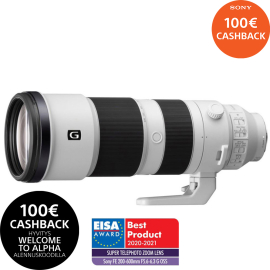 Sony FE 200–600 mm:n F5,6–6,3 G OSS objektiivi