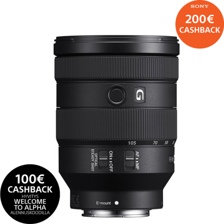 Sony FE 24-105 mm F4 G OSS objektiivi