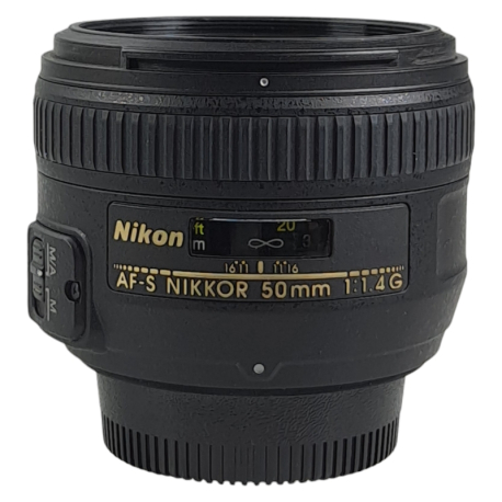 Nikon AF-S Nikkor 50mm f/1.4G objektiivi - käytetty