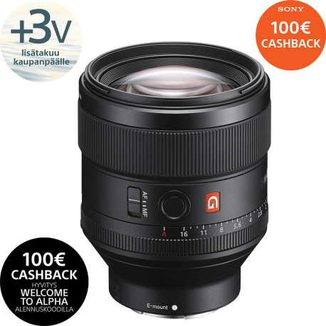 Sony FE 85 mm F1.4 GM lens