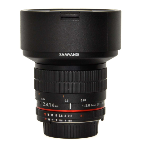 Samyang AF 14mm f2.8 lens - Nikon - Used