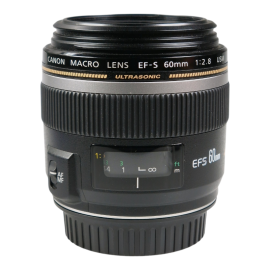 Canon EF-S 60mm f/2.8 Macro USM lens - Used