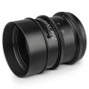 Lomography Nour Triplet V 2.0/64 Bokeh Control Art Lens - Adonized Aluminium Black