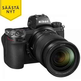 Nikon Z 7II mirrorless body + 24-70mm f/4 S objective