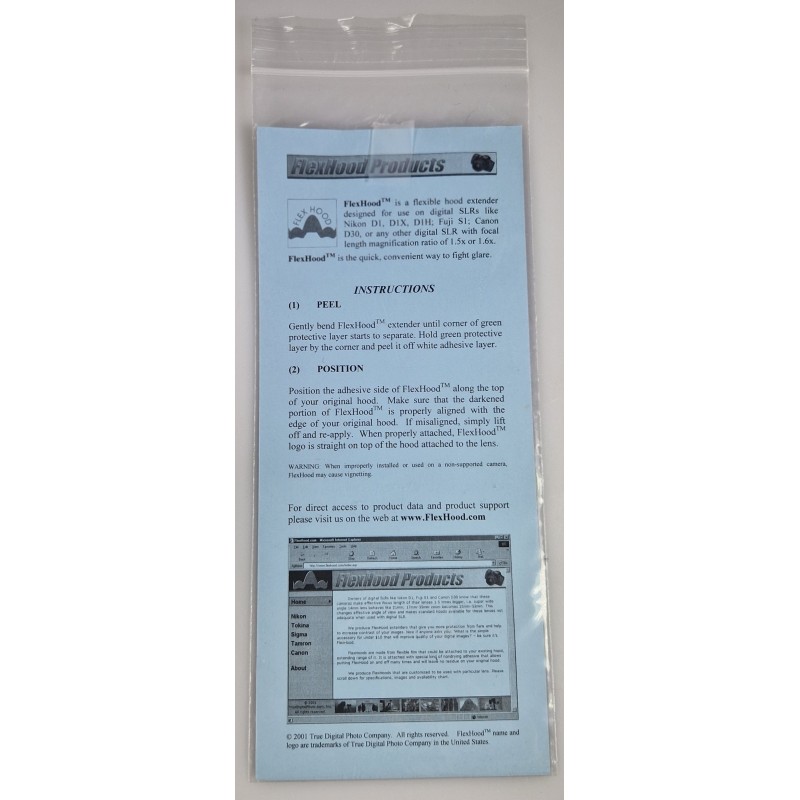 LENS HOOD EXTENDER ''FLEXHOOD'' NIKON AF-S 80-200mm F2.8