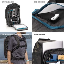 Tenba Axis v2 24L Backpack - Multicam Black