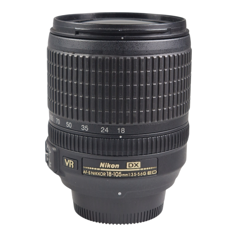 Nikon AF-S DX Nikkor 18-105mm f/3.5-5.6G ED VR lens - Used