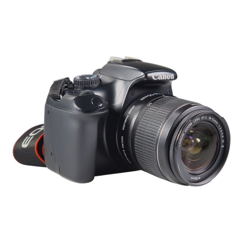 Canon EOS 1100D + EF-S 18-55mm f3.5-5.6 IS II camera kit - Used
