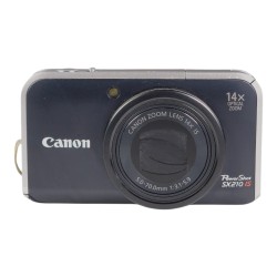 Canon PowerShot SX210 IS digitaalinen kompaktikamera - käytetty