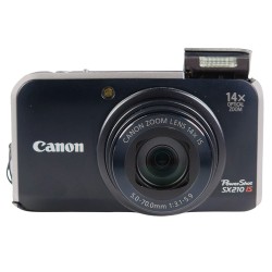 Canon PowerShot SX210 IS digitaalinen kompaktikamera - käytetty