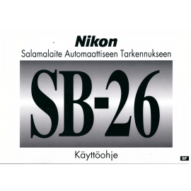 Nikon SB-26 käyttöohje