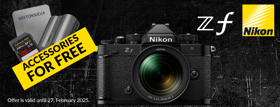 Buy Nikon Z f now - Get the accessories for free